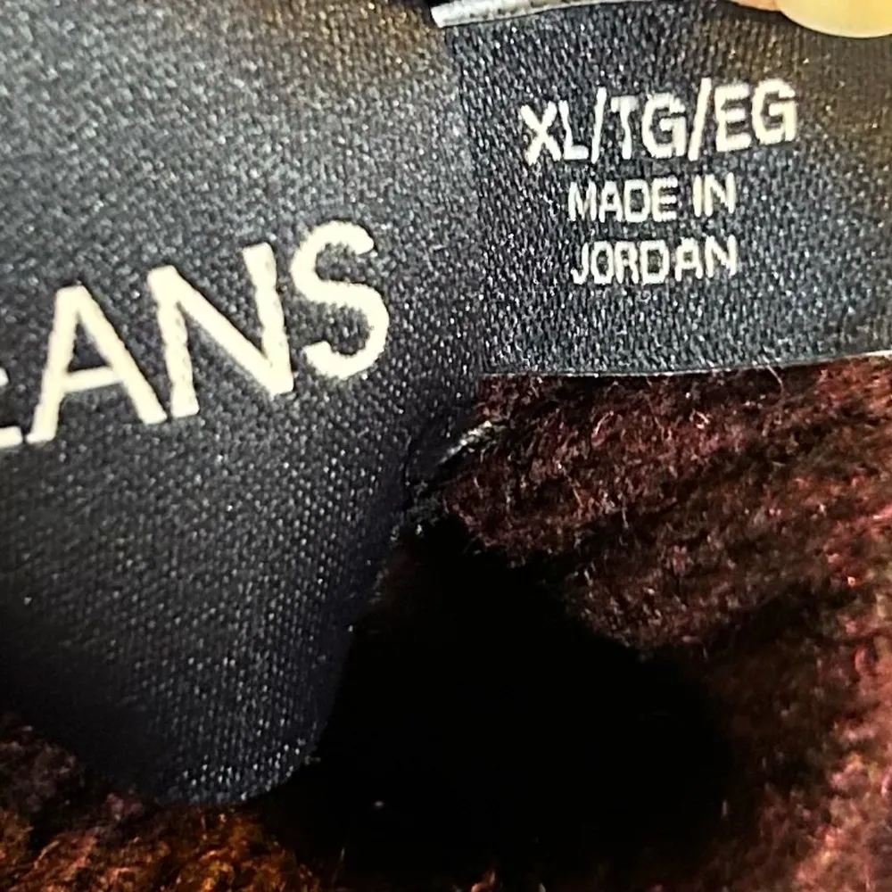 Calvin Klein Jeans Turtleneck Acrylic Blend Sweater Burgundy Size XL - Image 11