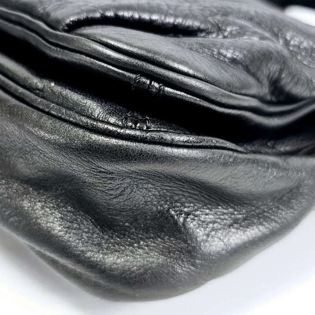 Marc Jacobs hobo shoulder bag totally turn lock Teri handbag black pebble leathe - Image 12
