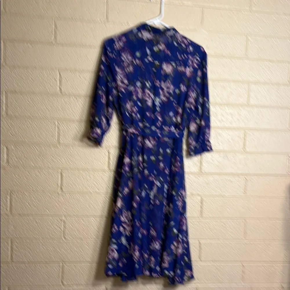 Nanette Lepore Blue Pink Buttoned Sundress - Image 2