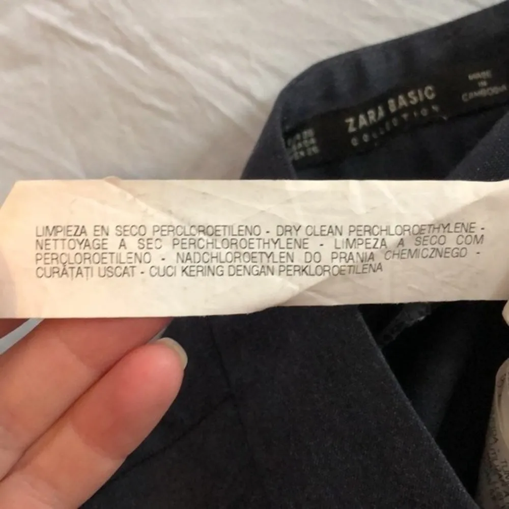 Zara Basics Charcoal Gray Trousers Pants Size 4 - Image 6
