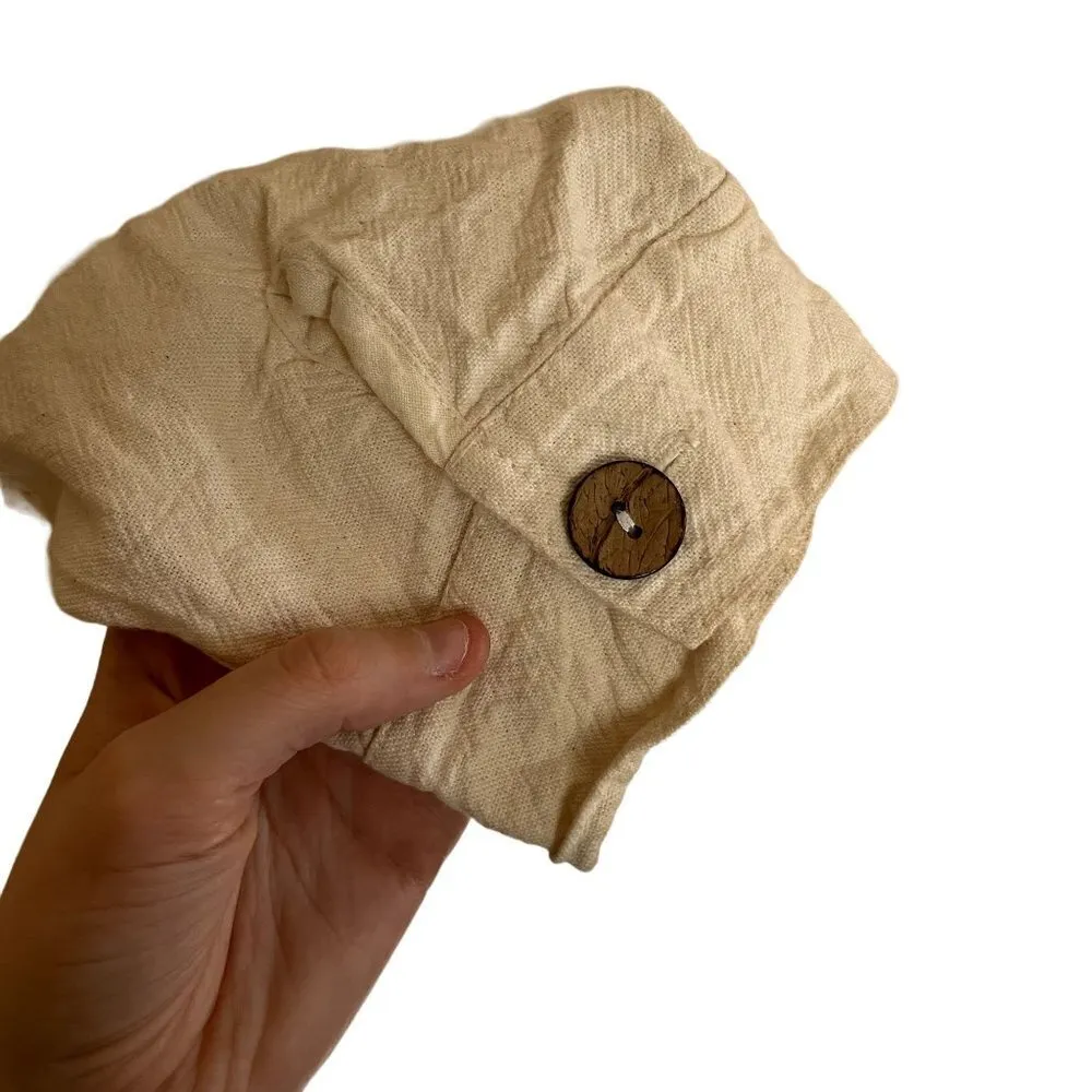 Sunflower vintage cream collared button down long sleeved top pockets shirt Size XL - Image 5