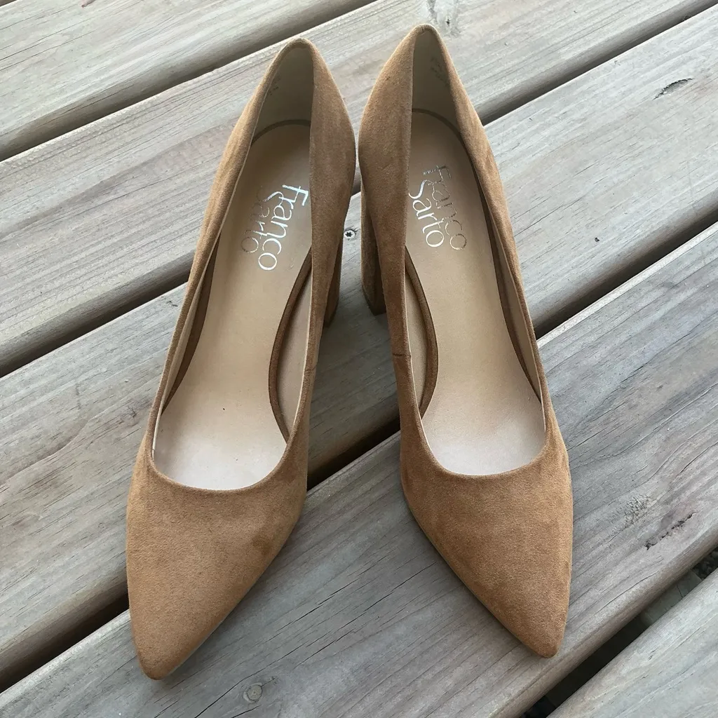 Elegant Franco Sarto heels 💛💛 Tan Size 7.5 - Image 2