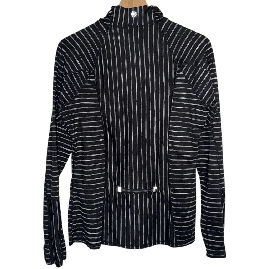 Athletic Pullover Black and White Striped‎ Athleta - Image 2
