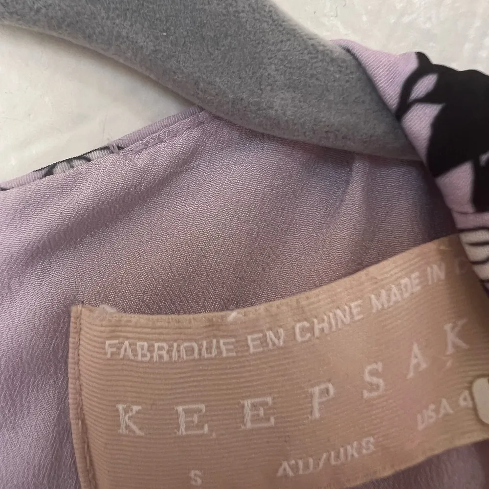 Keepsake the Label lilac floral dress size 4 Purple - Image 5