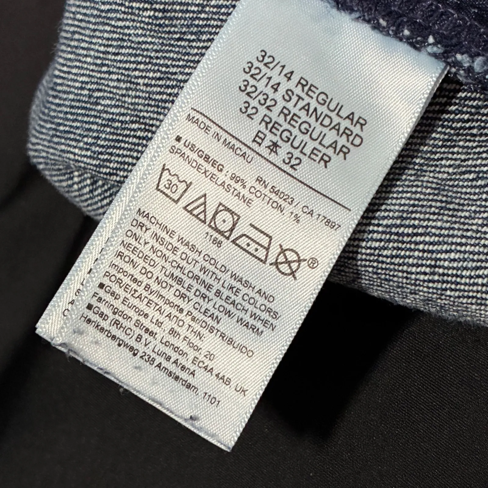 GAP Girlfriend Mid Rise Dark Wash Denim Ankle Jeans Women's Size 32/14R - Image 6