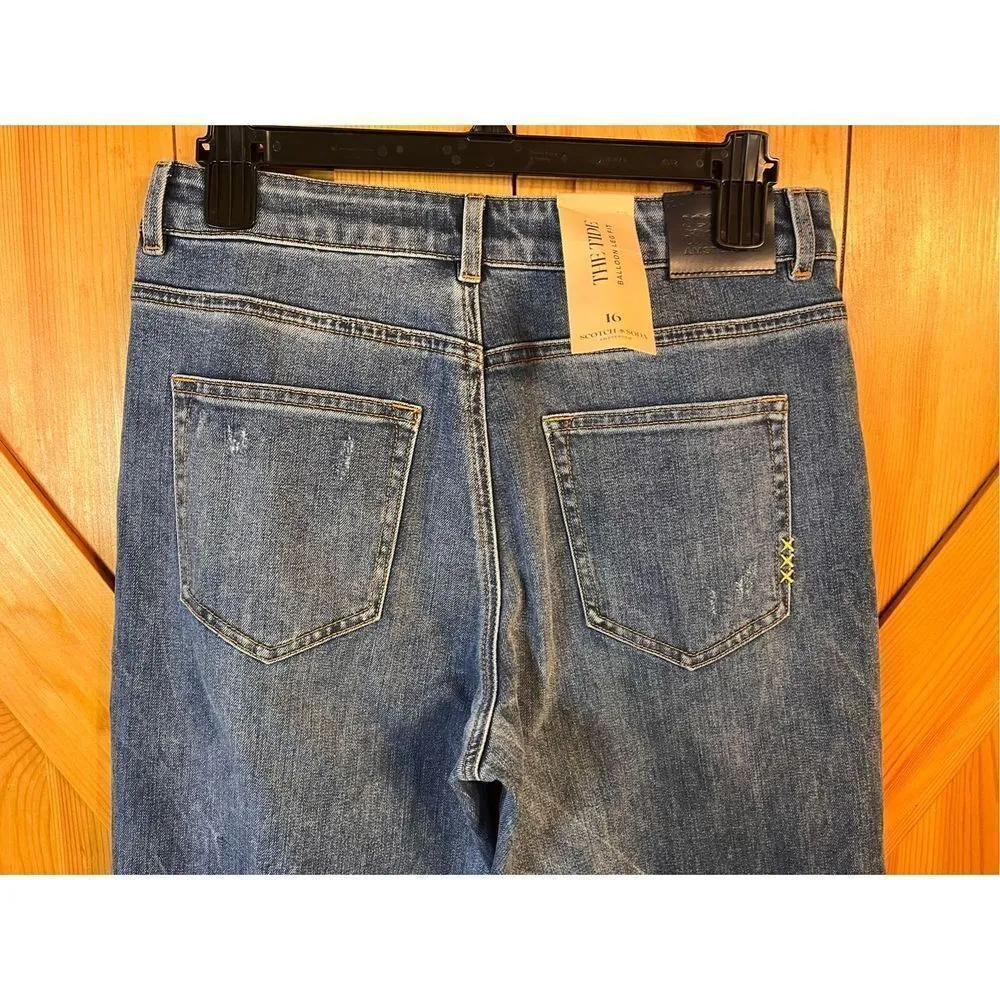 Scotch & Soda Jeans The Tide Balloon Leg Fit Size 16  Nwt (2907) - Image 5