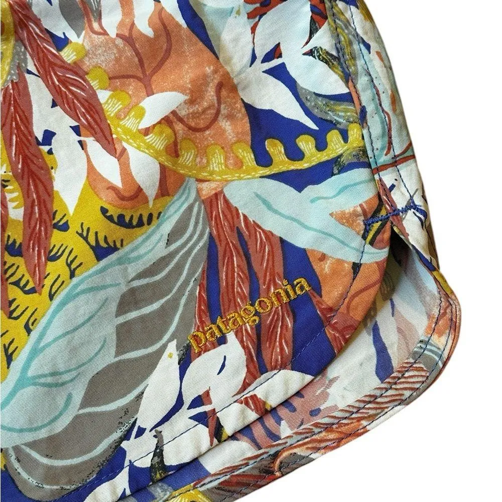 Patagonia Wavefarer Board Shorts 5” Floral Beach Outdoors Travel Womens Size 6 - Image 6