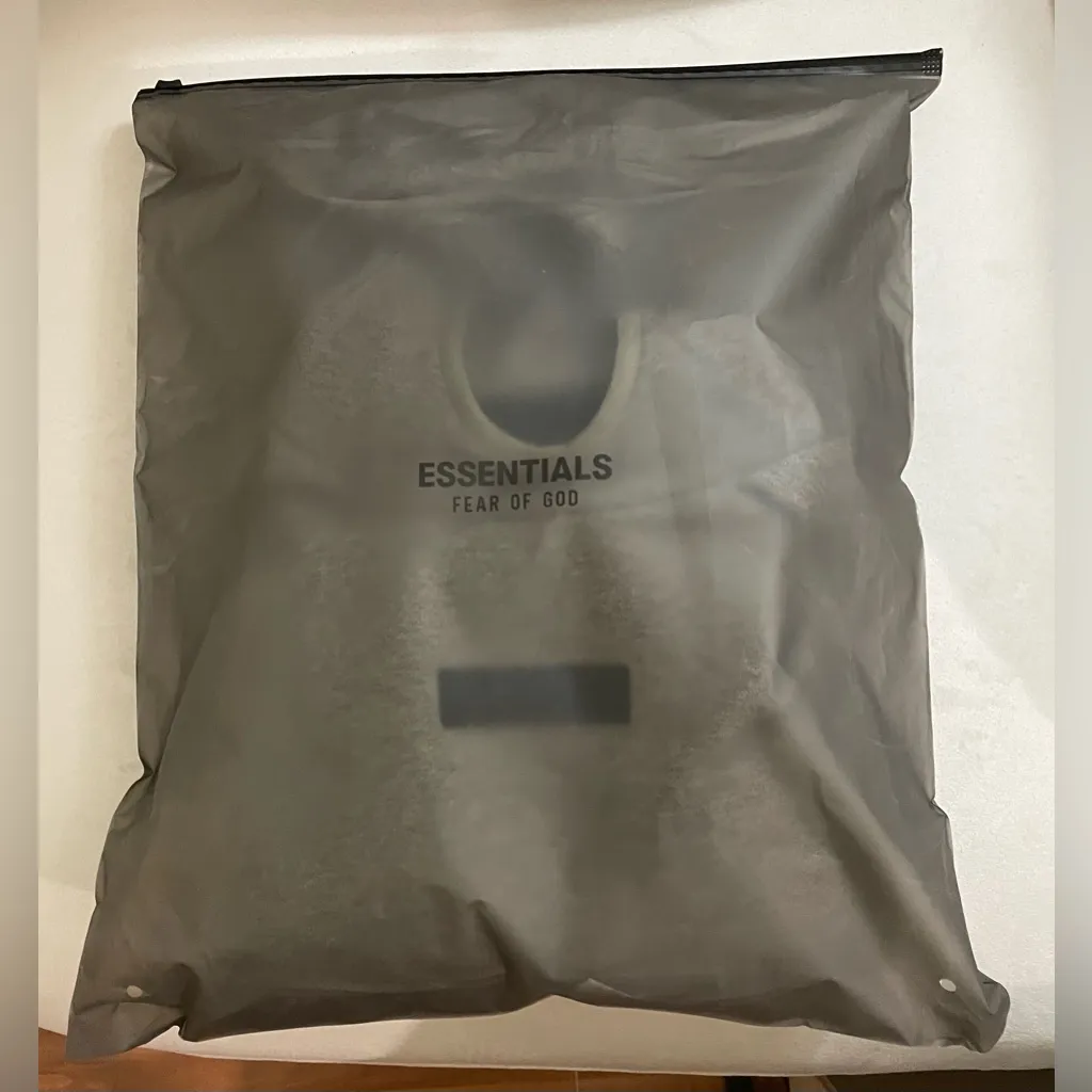 Essentials NWT Hoodie Sweatshirt Dark Heather Oat Fear If God Size XS Gray - Image 8