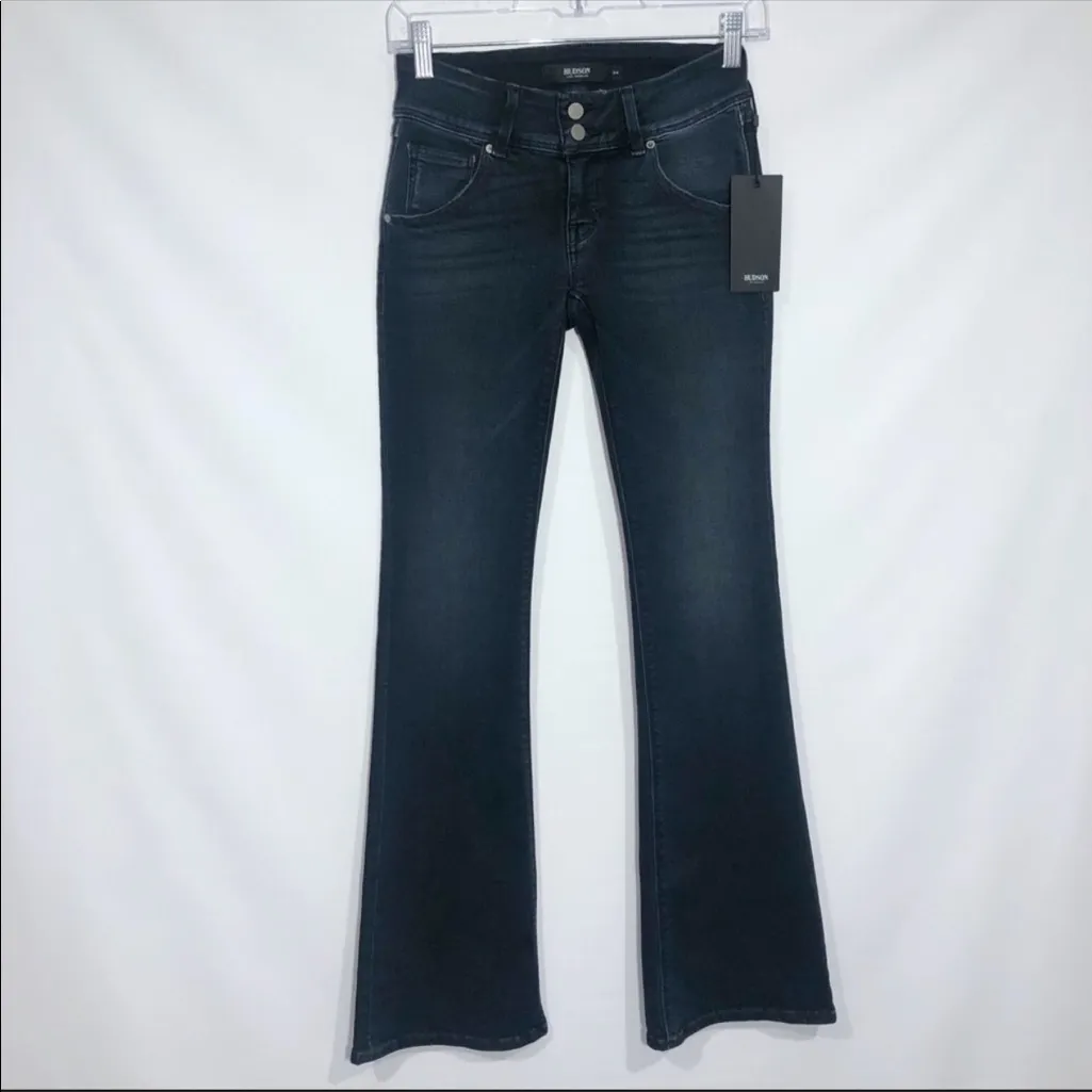 Hudson‎ Signature Boot Jeans With Flap Pockets Style WMP170DLV Color DNOU - Image 3