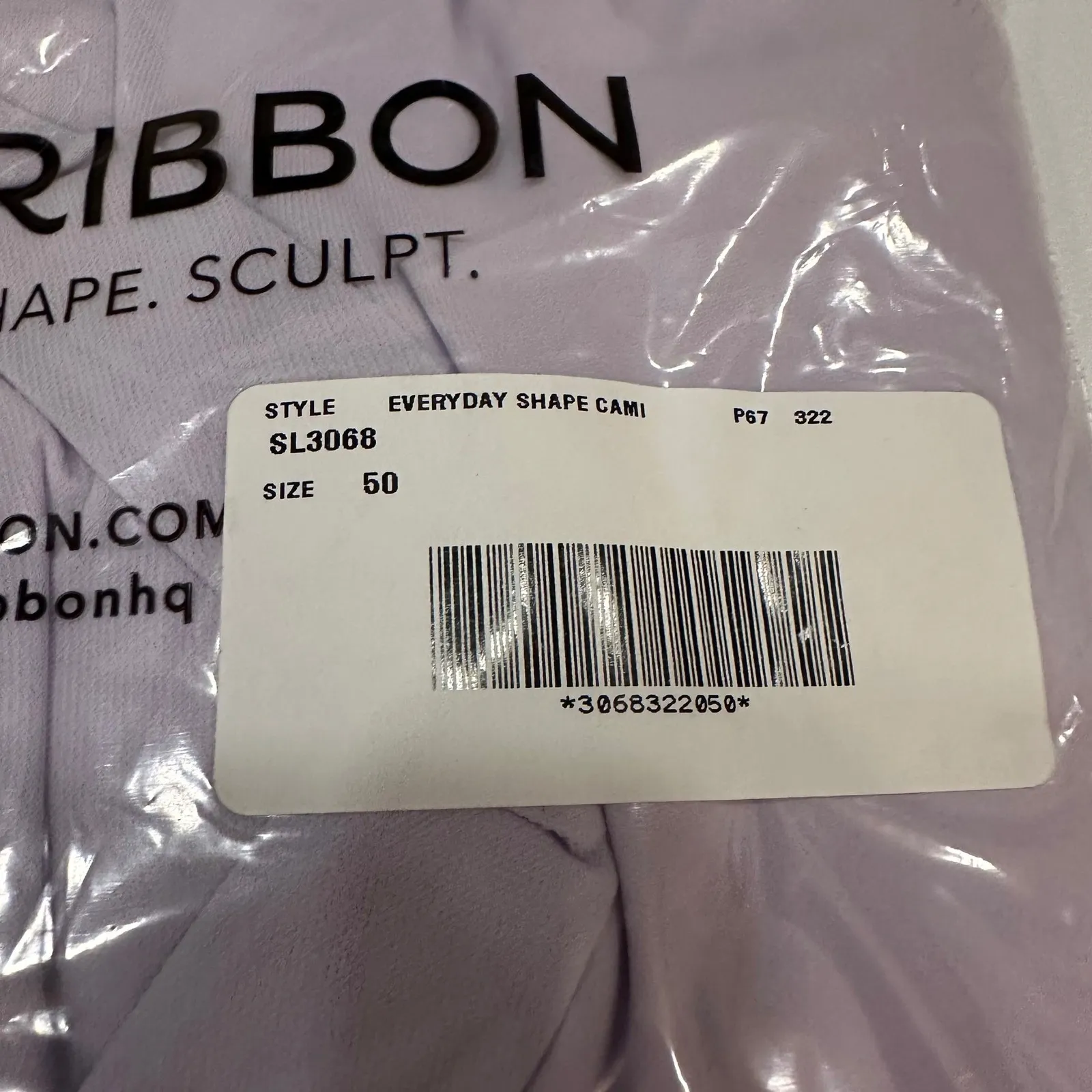 NWT Ruby Ribbon Everyday Shape Cami Lilac Purple Style SL3068 Size 50 - Image 5