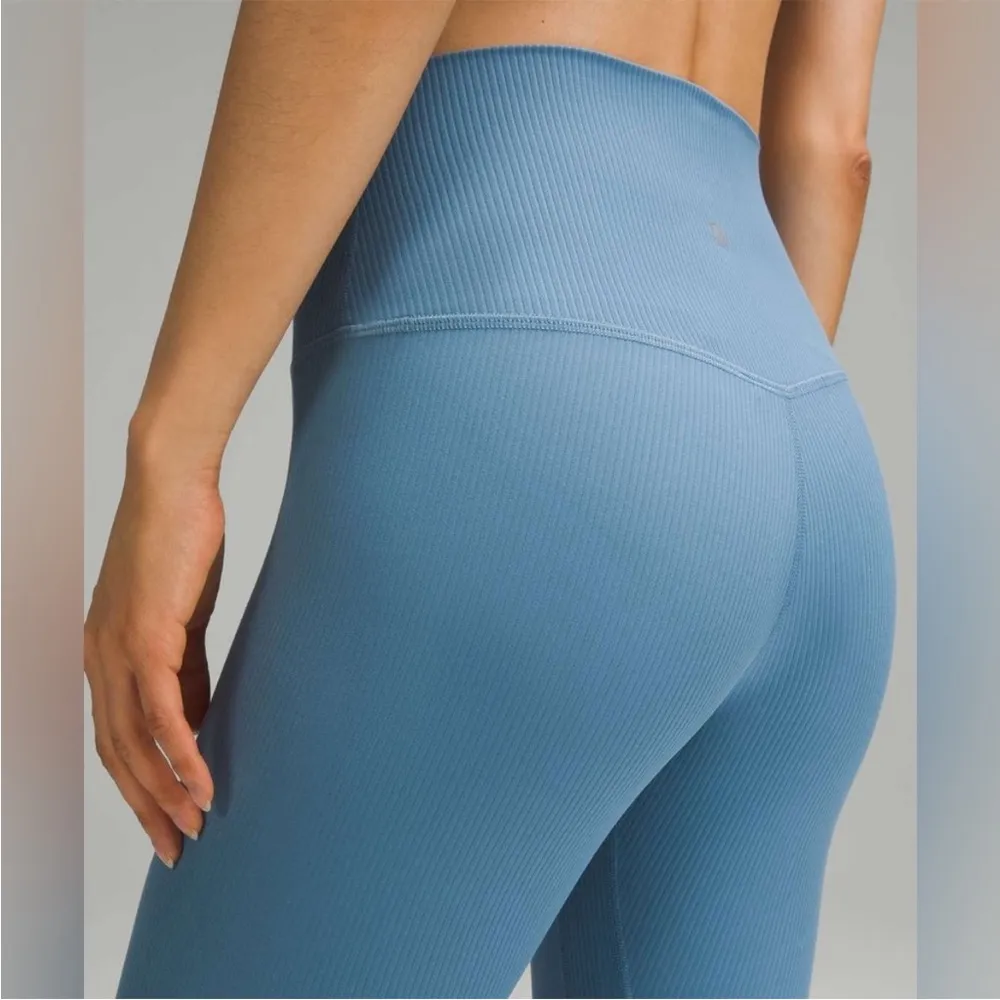 Lululemon Align Ribbed High-Rise in Utility Blue Size 10 - Image 3