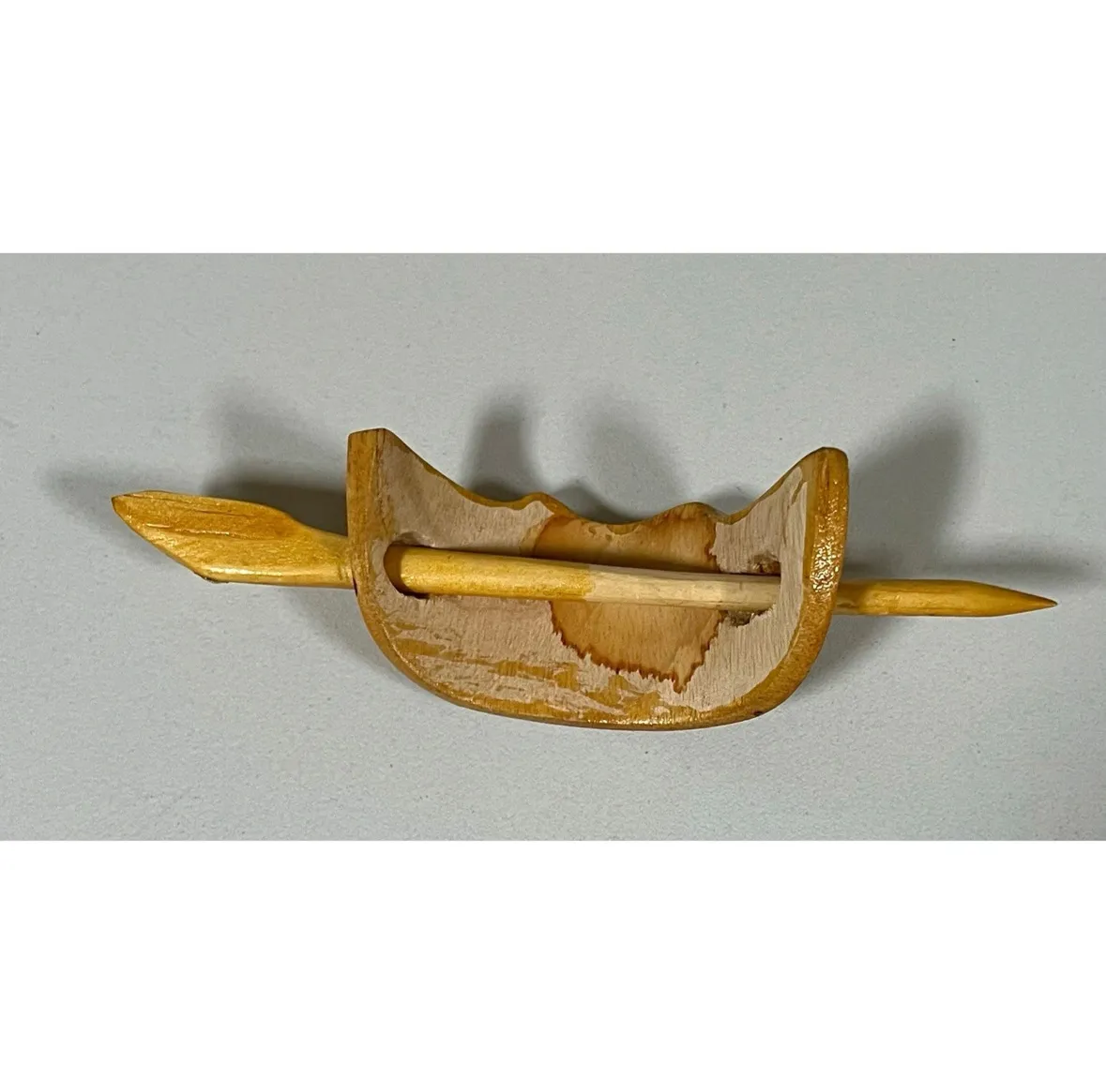 Wood Wooden Dove Doves Bird Lovebirds Birds Handmade Hair Barrette Accessory ♥️✨ - Image 4