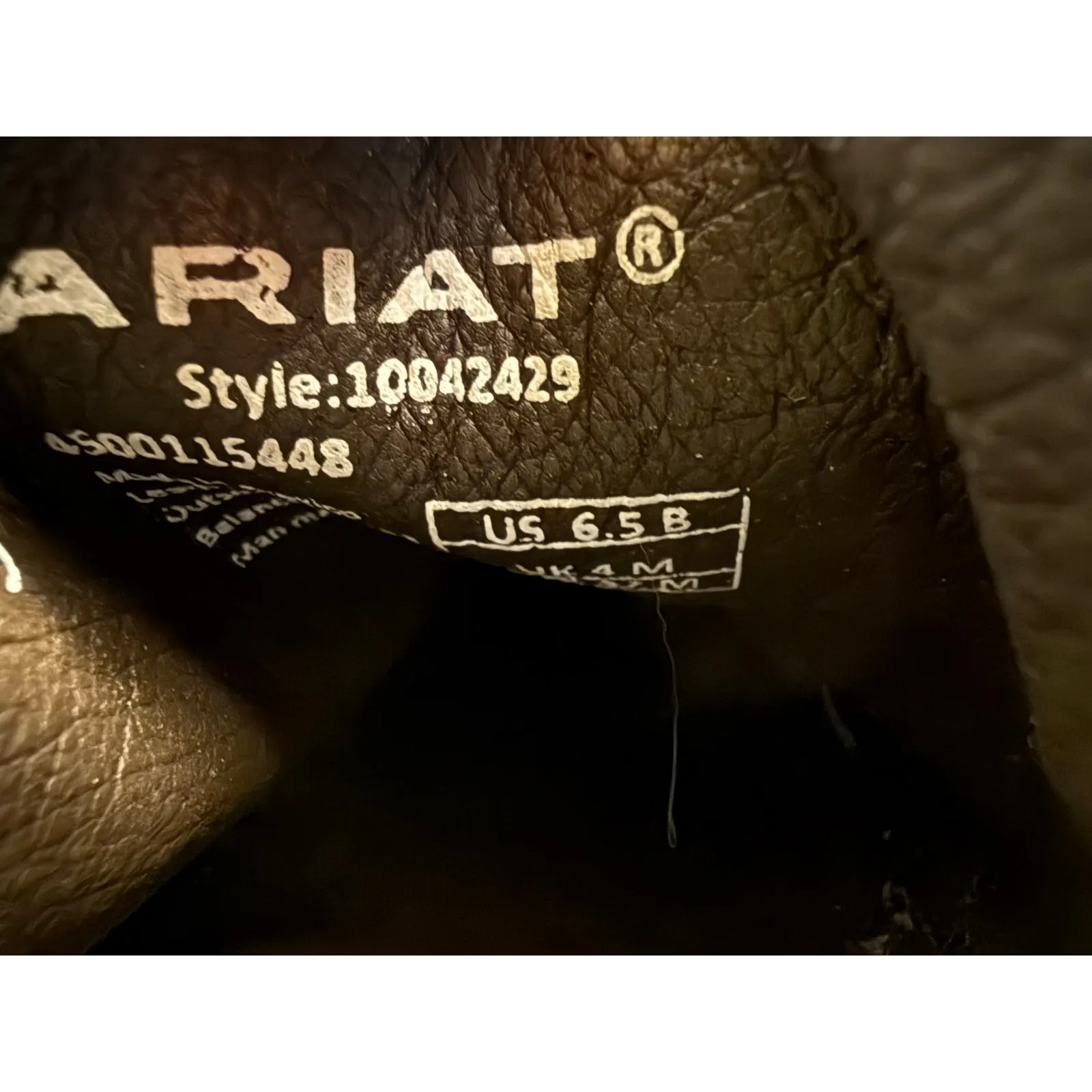 Ariat Jolene Snip Toe Ankle Zip Western Cowboy Boots Women’s 6.5 Sedona Red NEW - Image 6