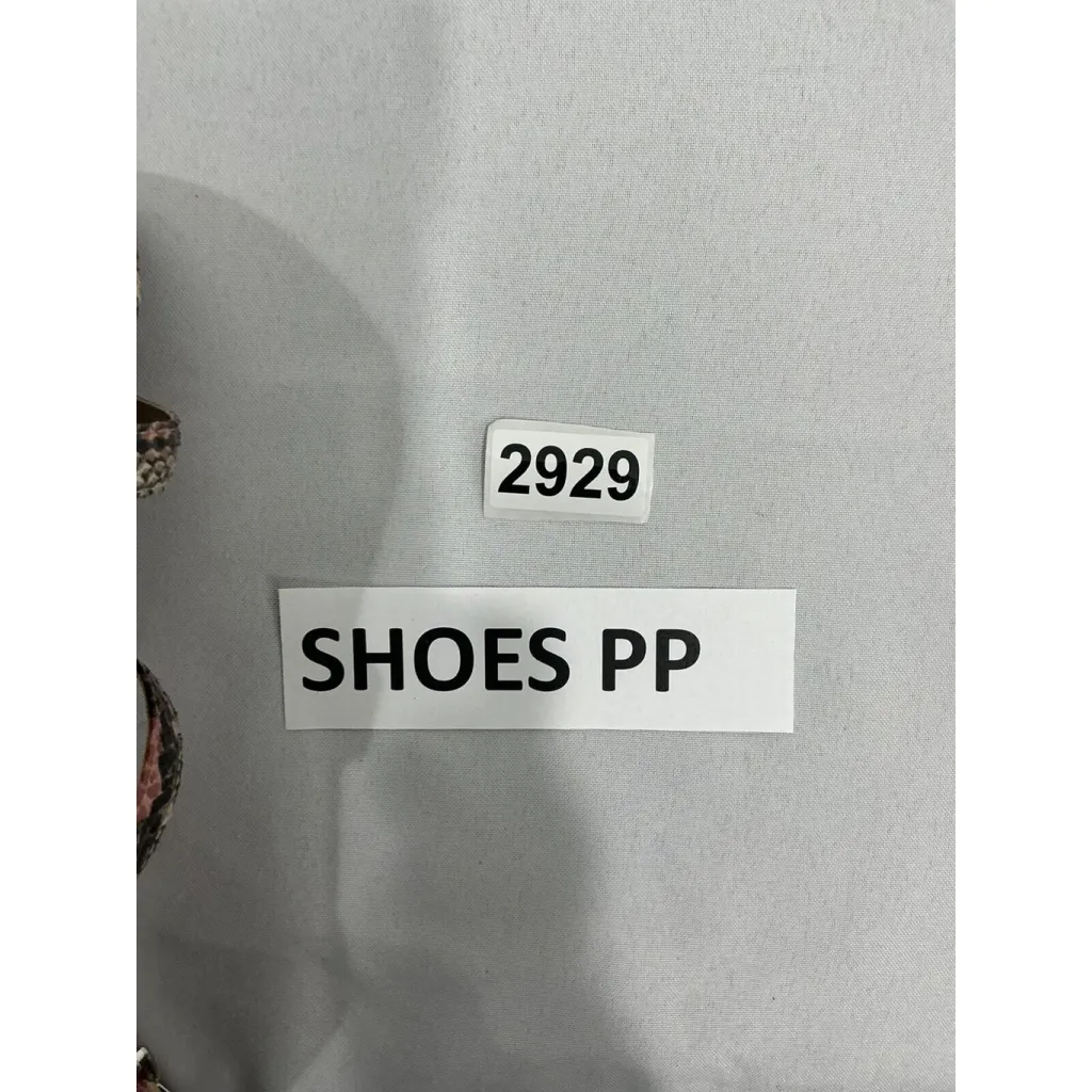 Womans Thalia Sodi Playa 9 M Multicolor Snake Print Strappy Rhinestone Heels - Image 9