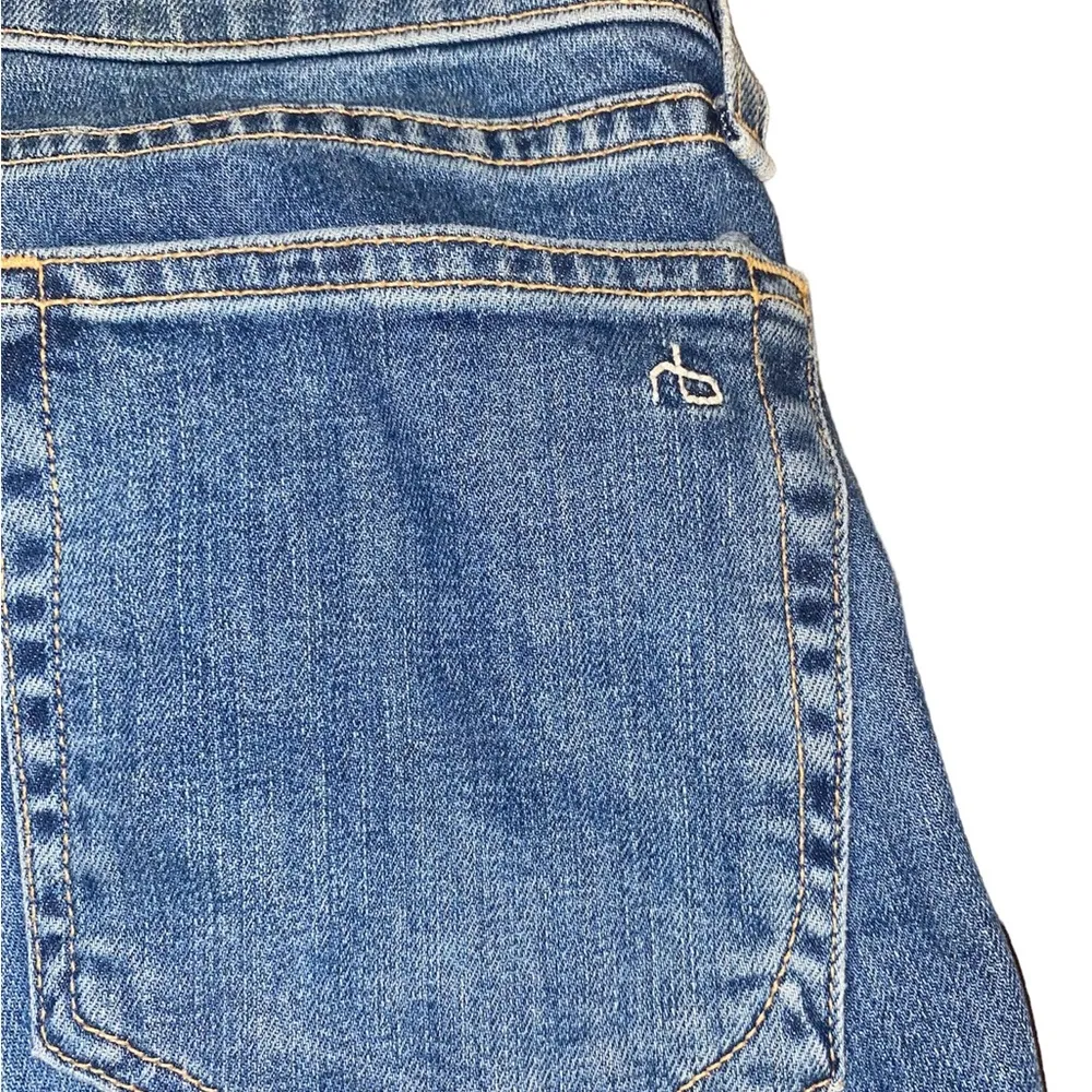 rag & bone Cate Mid-Rise Split-Hem Flare Jeans - Image 7