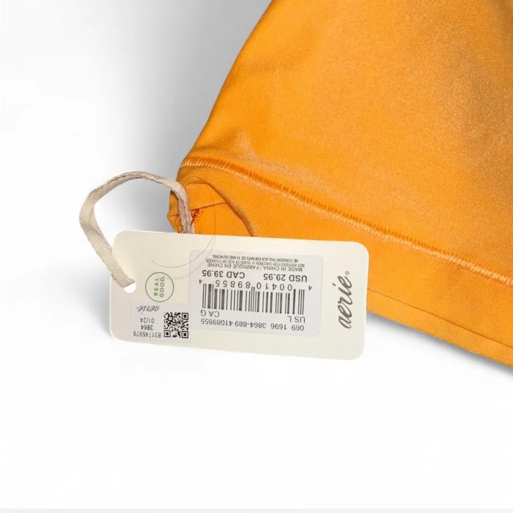 Aerie Orange Sleeveless Crop Camisole - Image 3