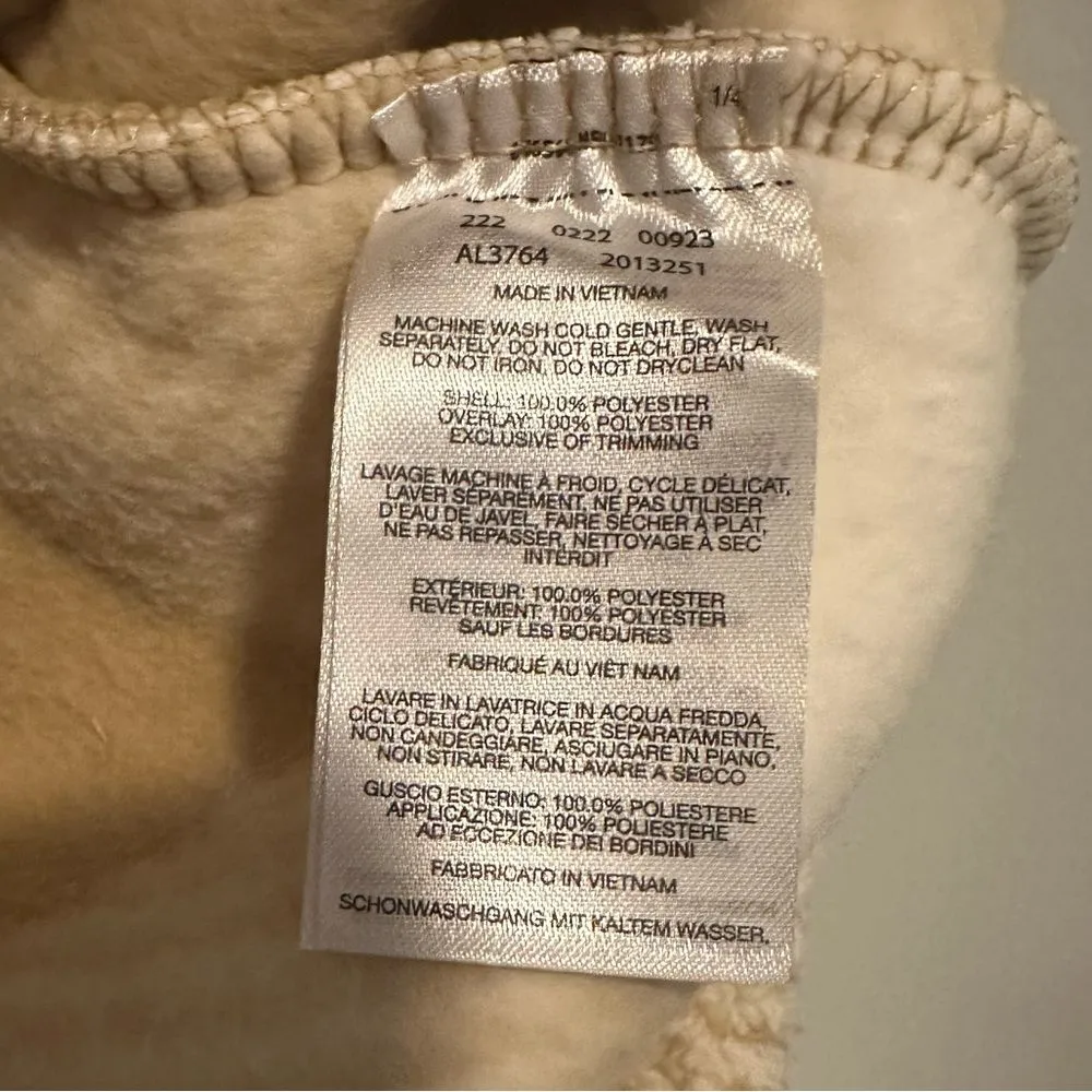 Columbia Women's West Bend Shirt Jacket Shacket Button Sherpa Fleece Plaid M Tan - Image 7