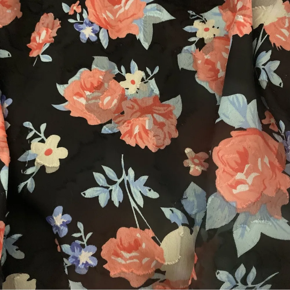 Foxiedox darlene dress maxi ruffled tiered floral flowers boho size M - Image 5