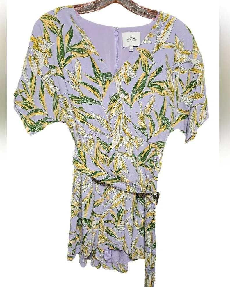 Anthropologie Rashida Palmas Romper With Belt in Purple - JOA  Size S - Image 2