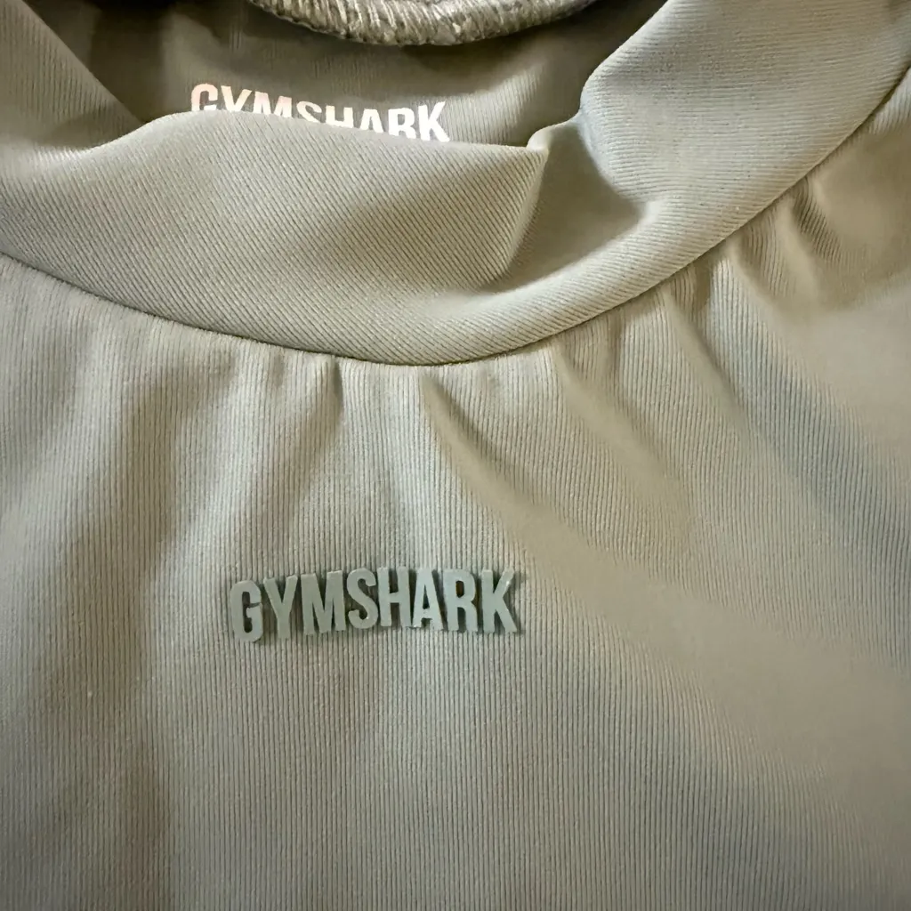 NWT Gymshark Women’s EVERYWEAR CROPPED ACTIVE TEE Small Green Body Fit SOLD OUT - Image 5