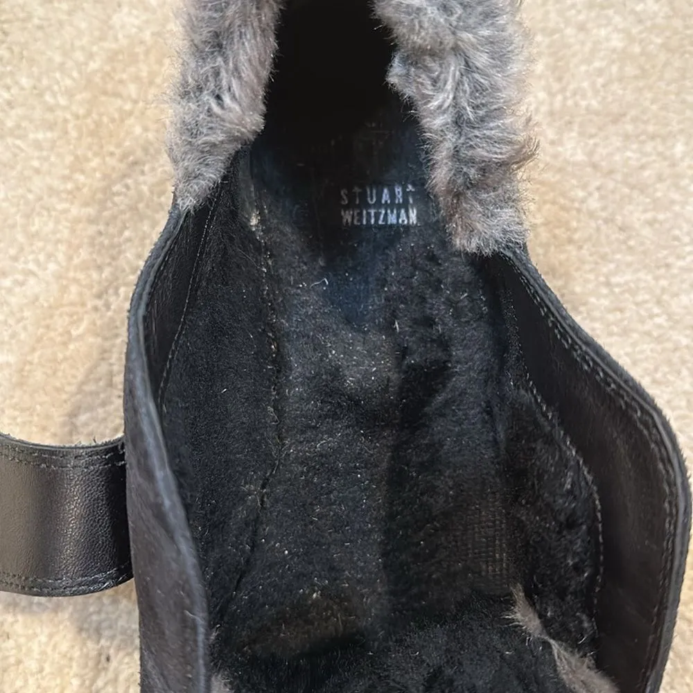 Stuart Weitzman Faux Fur Women Suede Sneaker Size 8 M - Image 7