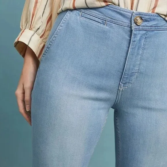 Anthropologie Pilcro and the Letterpress High Rise Bootcut Denim Jeans Womens 26 - Image 4