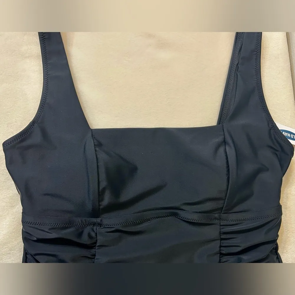 NWT Old Navy Square-Neck Black Swimsuit Size XL - Image 5