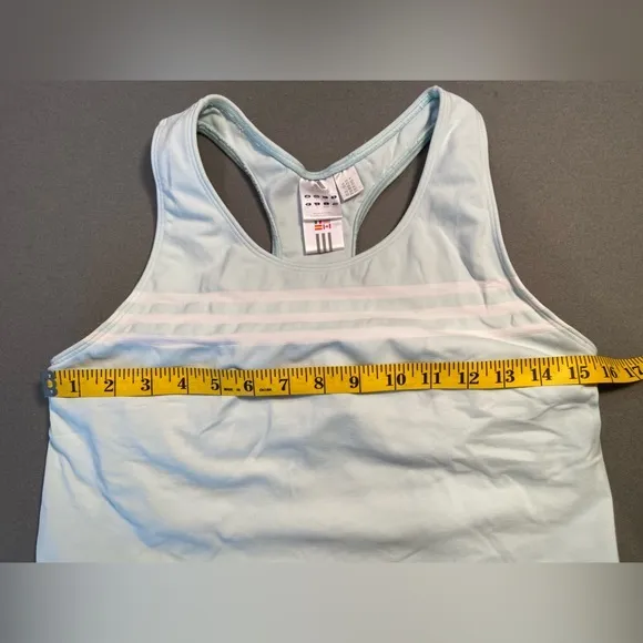 Adidas tank top‎ with stripes, size large - Image 5