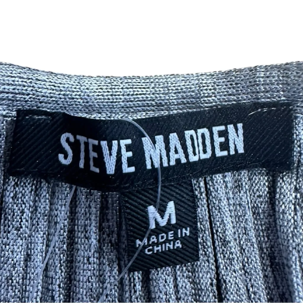 STEVE MADDEN NWT Silver KARA Mini Dress Size M - Image 5