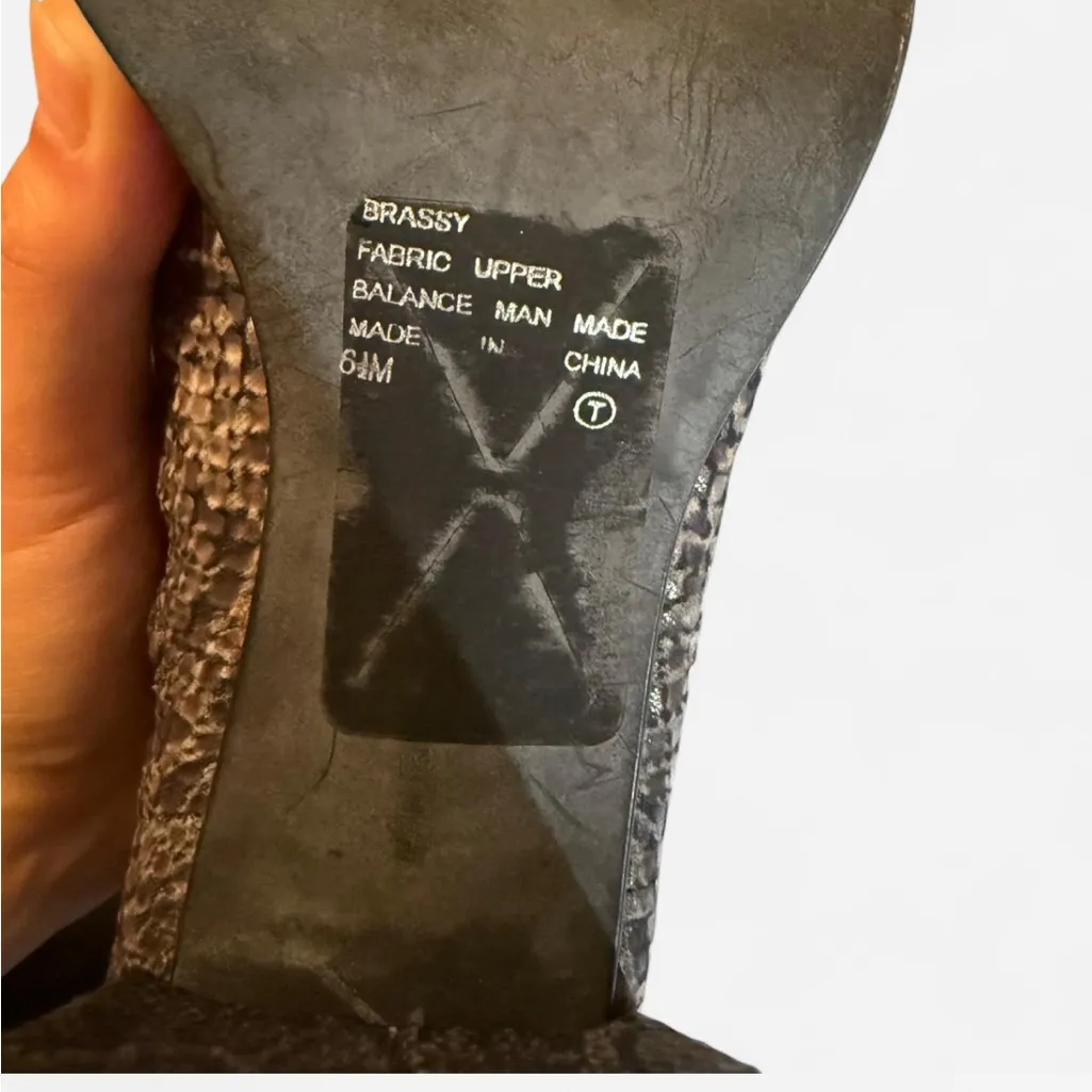 90s MUDD snake print platform boots Gray Size 6.5 - Image 7