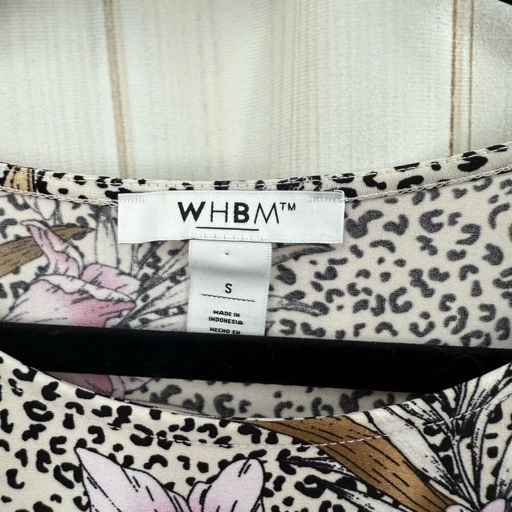 White House Black Market Women’s Small Animal Print Patterned Midi Dress - Image 3