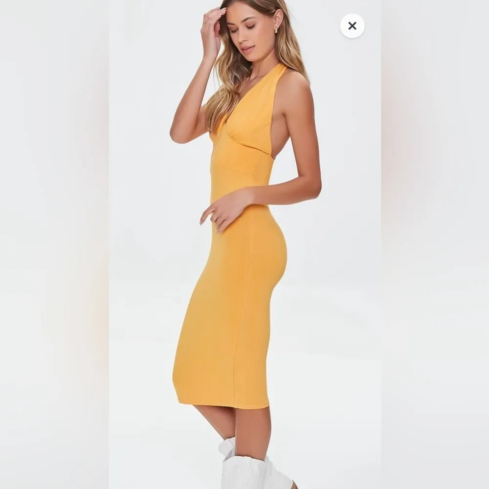 Halter midi dress - Image 2