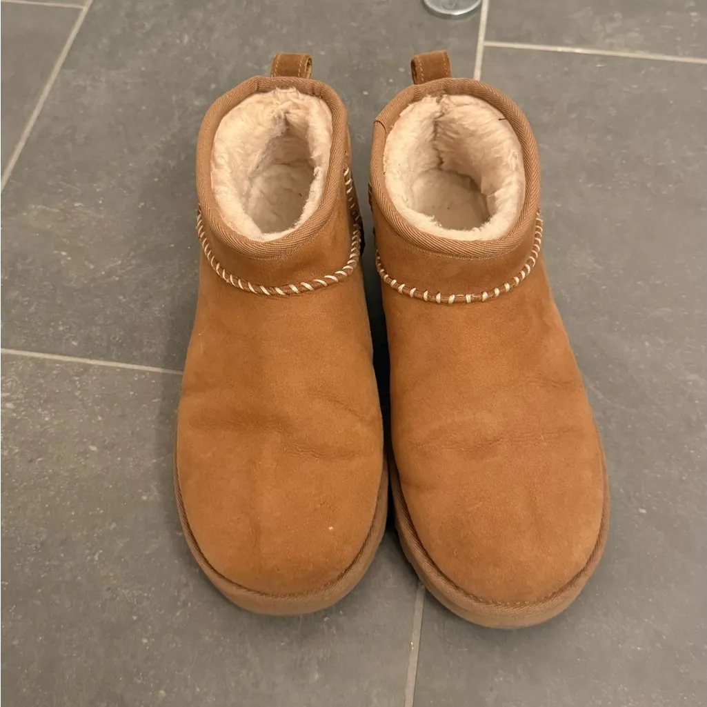 Madhappy x UGG Collab - Ultra Mini Chestnut Uggs - Image 2