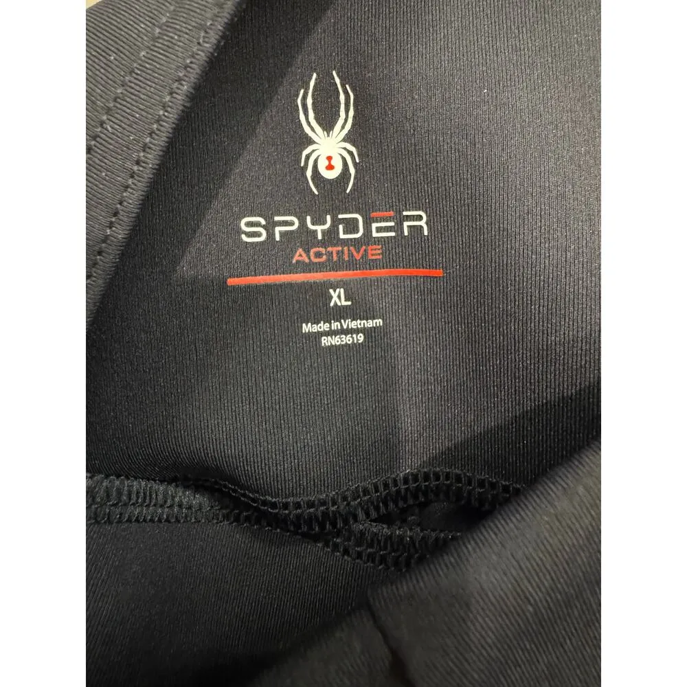 Spyder Active Women's XL Black Wide Leg Zip Pocket High Waist Yoga Pants NWT - Image 5