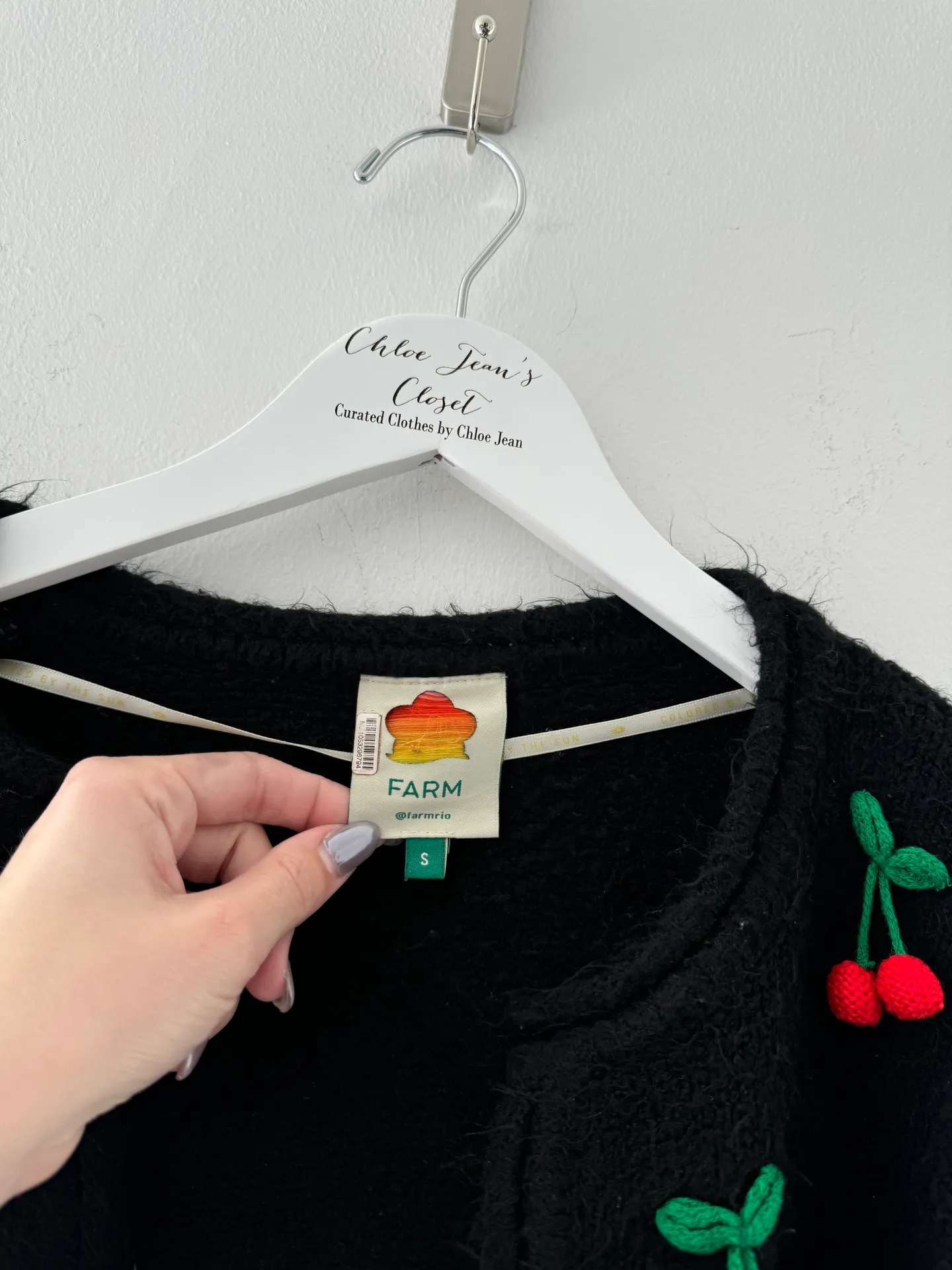 Cherry Black Cardigan - Image 11