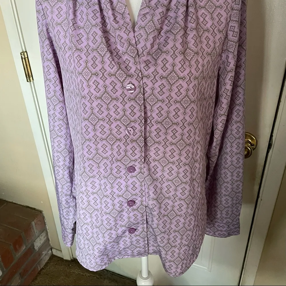 Pendleton  Tribal Print Button Blouse - Image 7