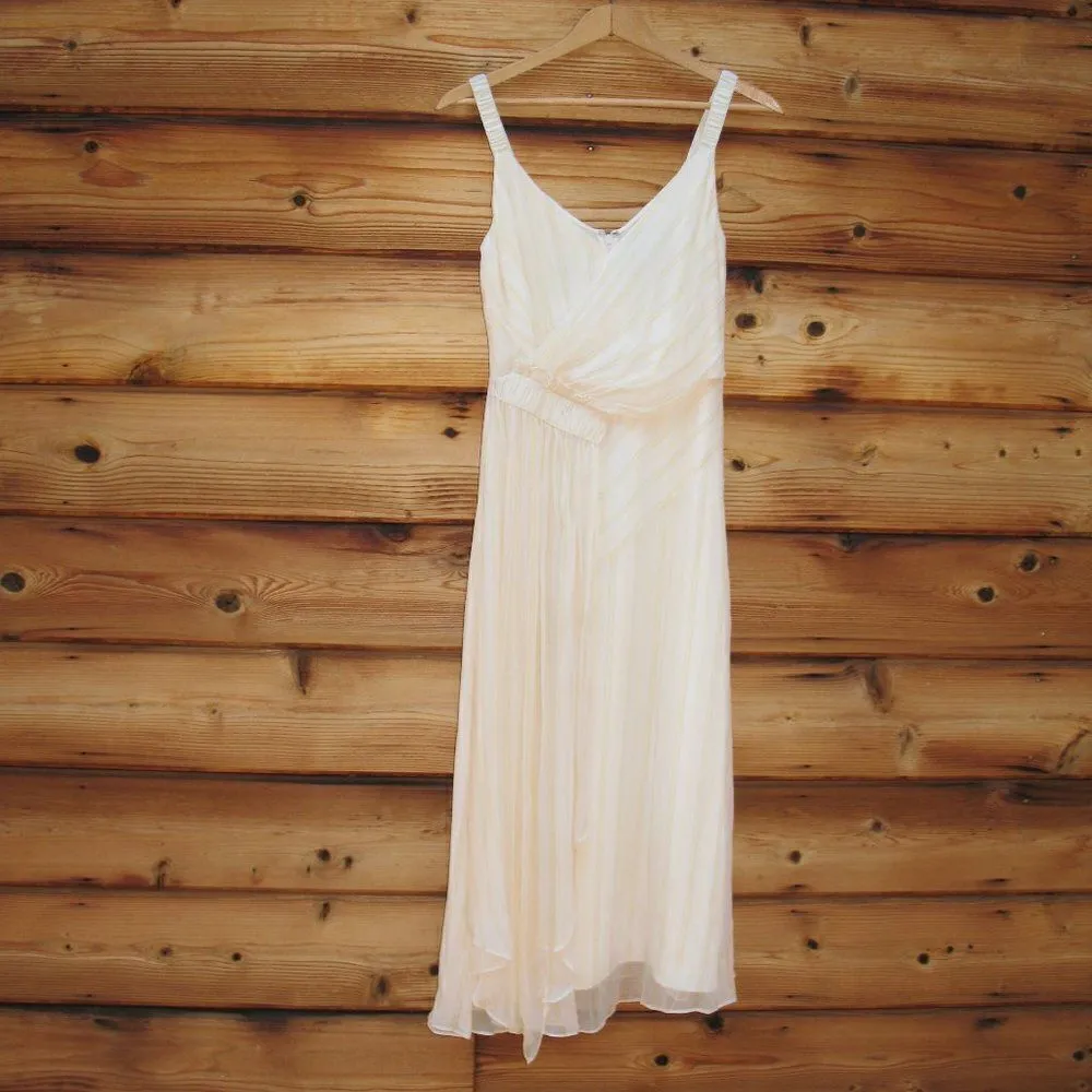 Yellow Silk Dress  - Image 4