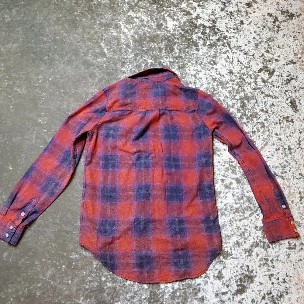 Mossimo Supply Co. Flannel Top Red - Image 4