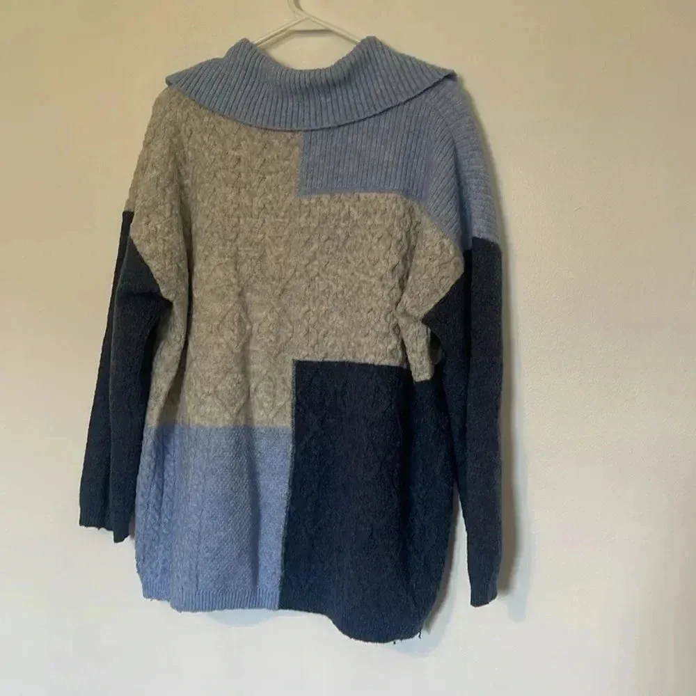 Westbound color block quarter zip wool sweater - Image 7