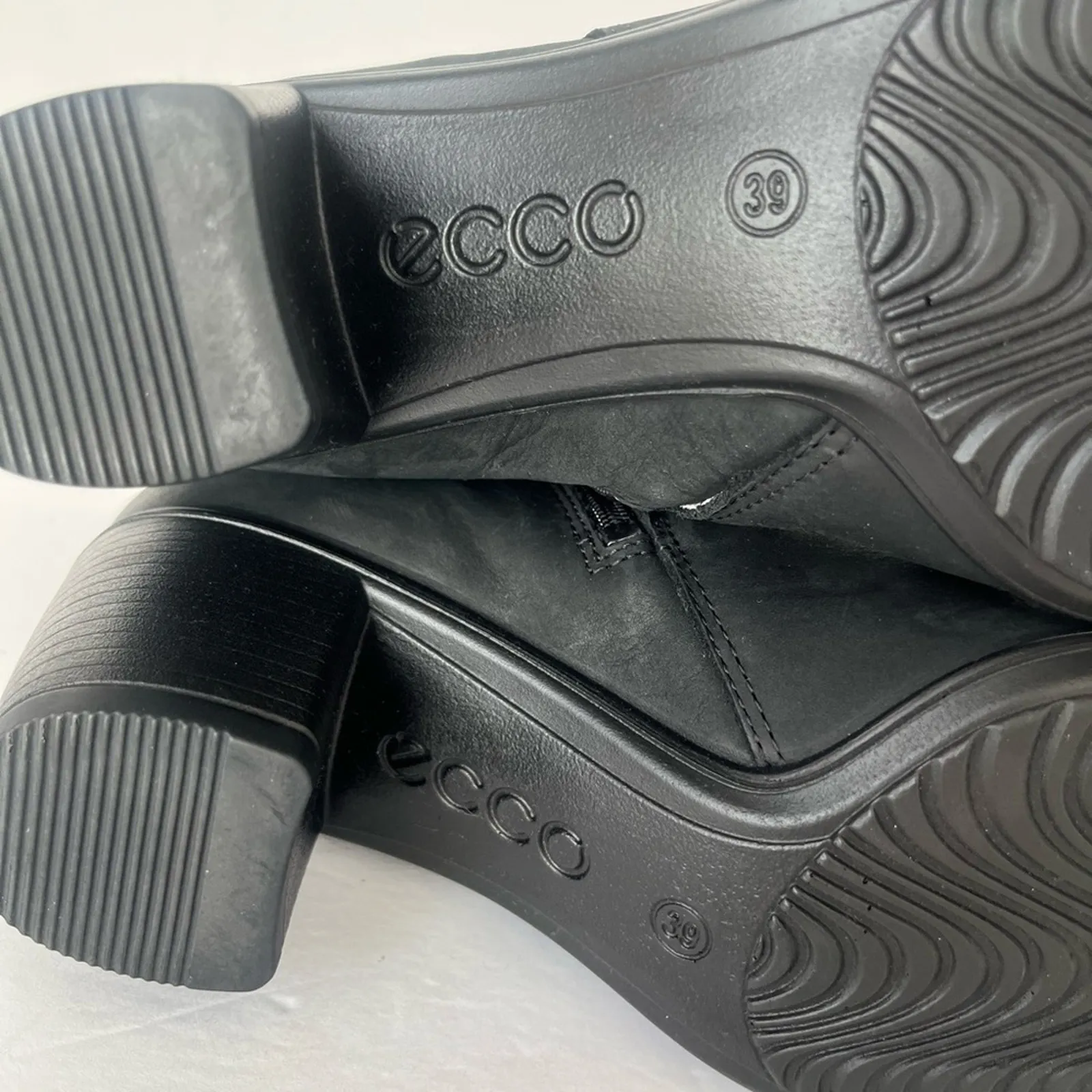 Ecco Touch 15 Mid Cut leather ankle boots 39 US 8 - Image 10