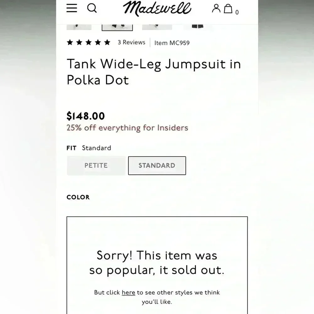 Madewell Black & White Polka Dot Jumpsuit | Tank Top Full Length Romper | Size 2 - Image 7