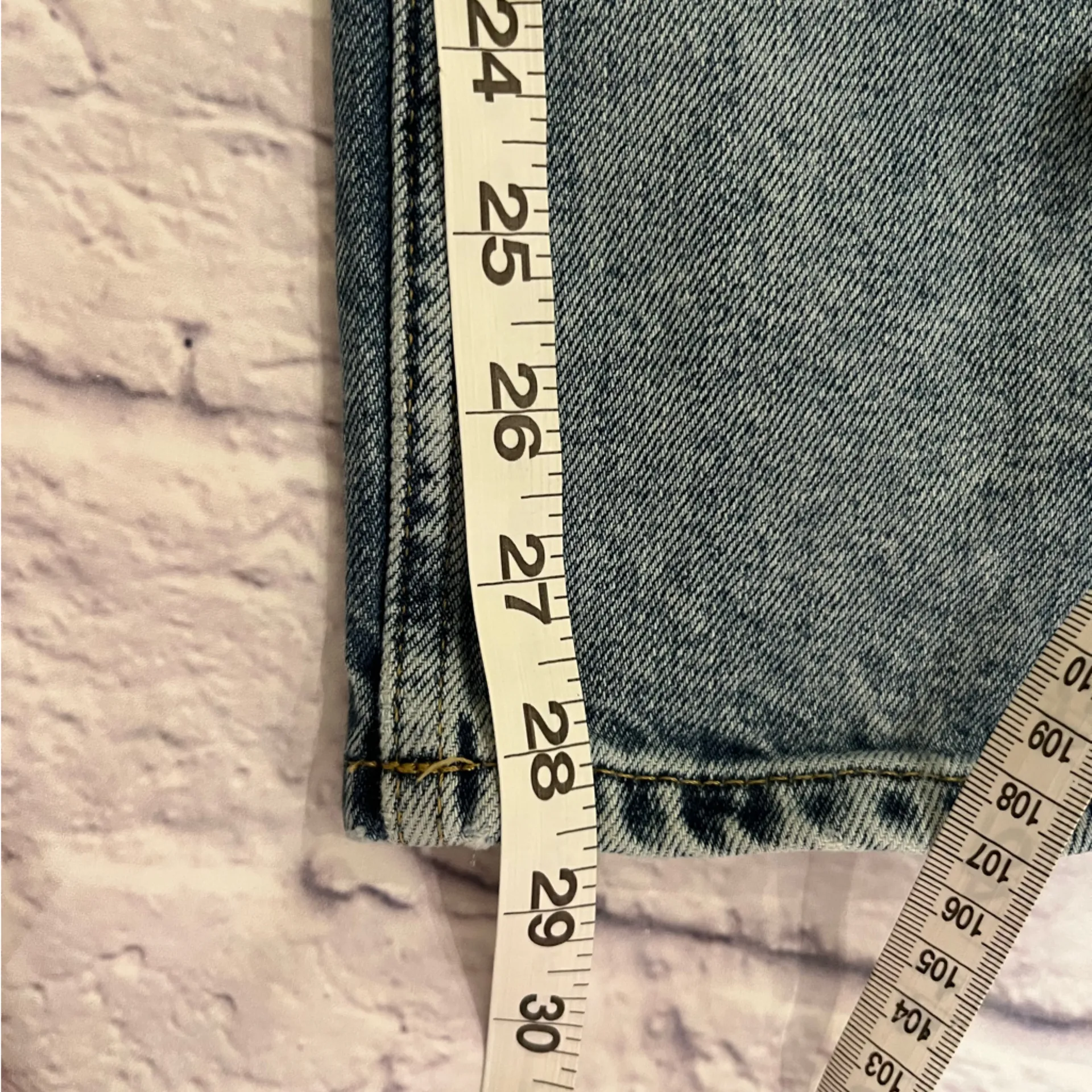 Everlane Organic Cotton high rise Wide-Leg flare Jeans 10/30 - Image 4