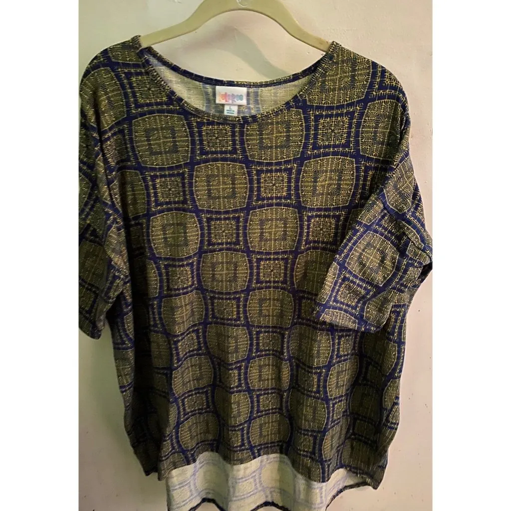 Funky pattern Lularoe Irma Sz L - Image 3