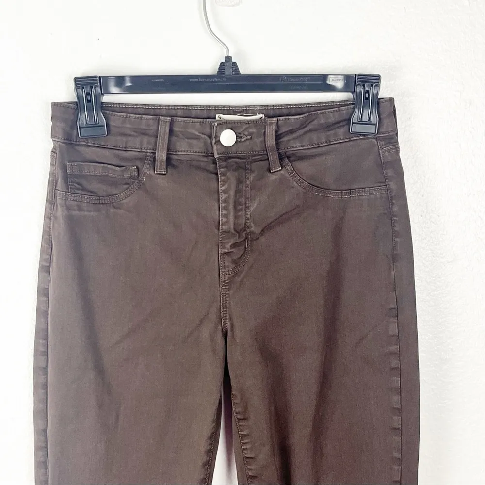 L’AGENCE Margot Chocolate Brown High Rise Skinny Jeans, Size 26 - Image 7