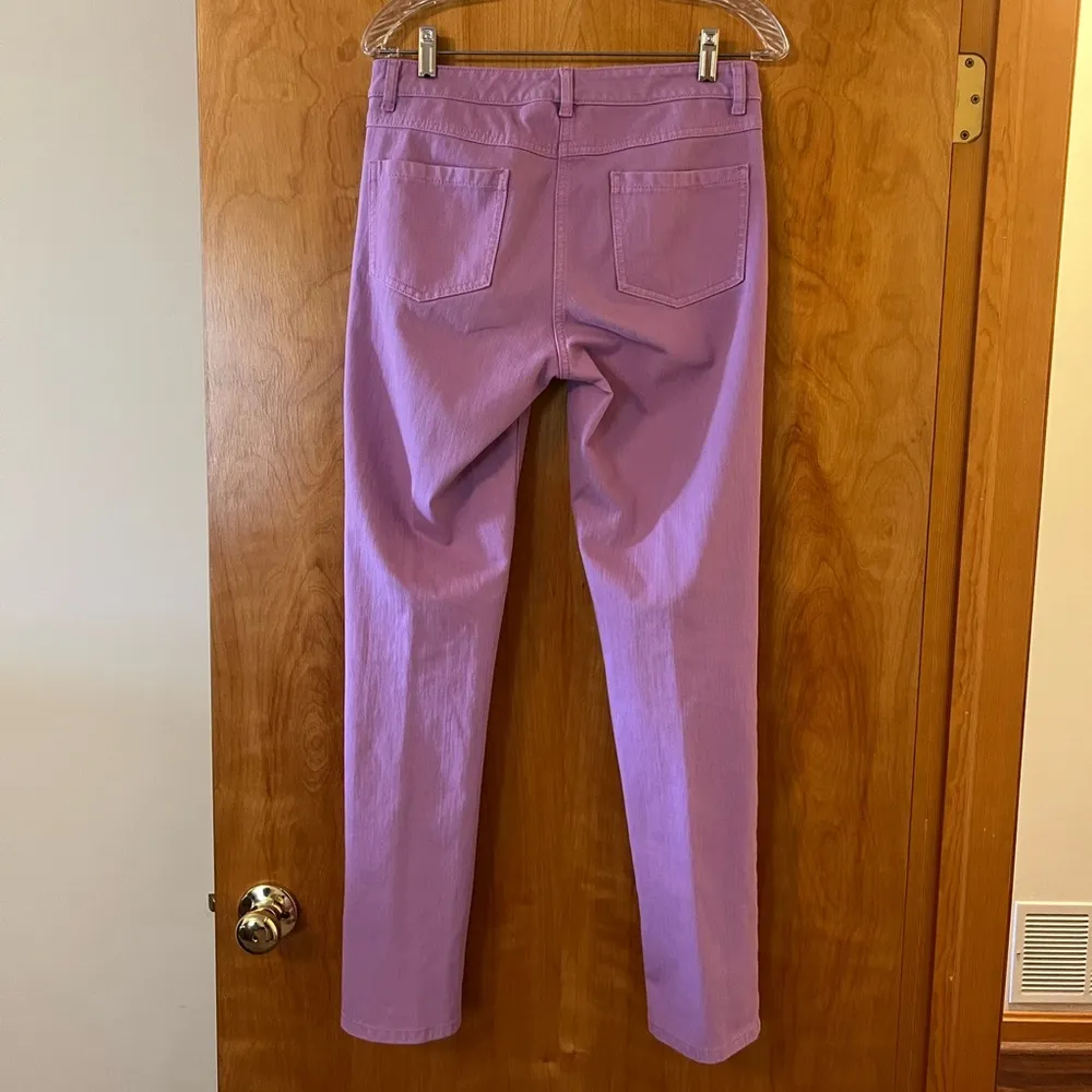 J McLaughlin Lilac Jeans Pants Skinny Leg Women’s Size 6 - Image 9