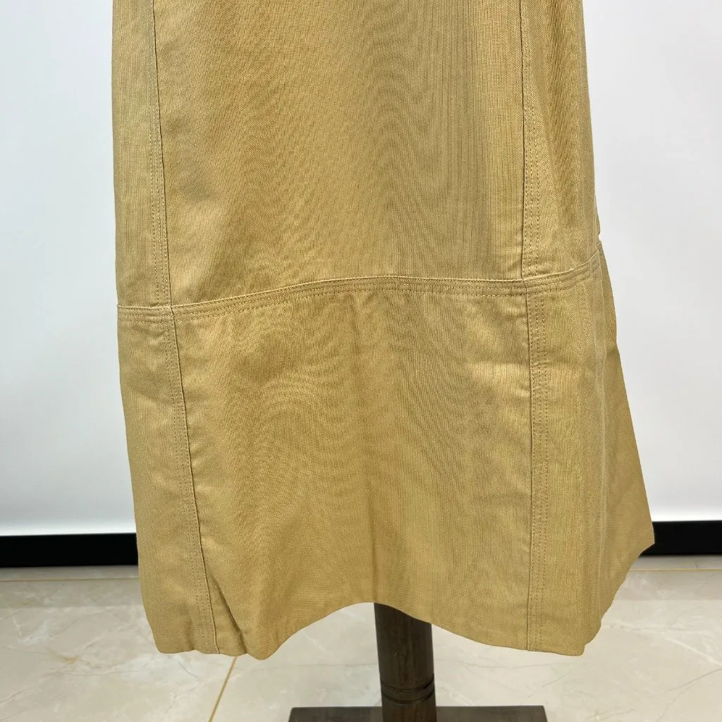$ 230 NWOT Farm Rio Brown Yoked Midi Skirt Size S - Image 11
