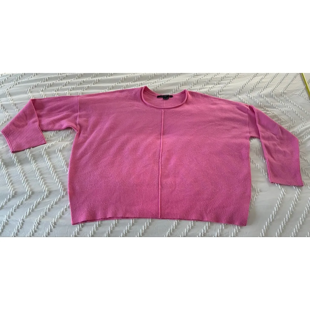 French connection Pink Scoop Neck Sweater XL - Image 5