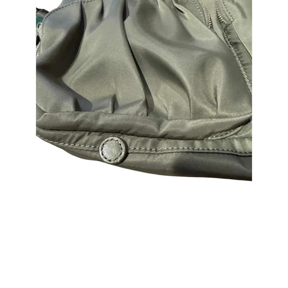 MZ WALLACE Haley Bedford Shoulder Bag in Olive Green - Image 7