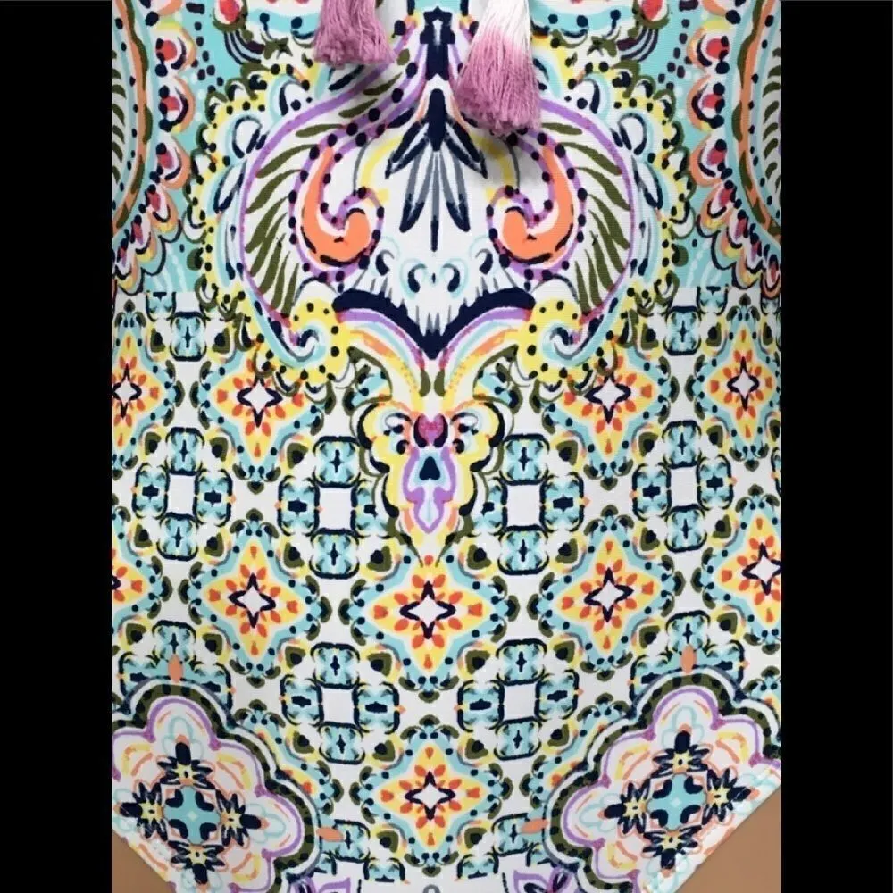 Kenneth Cole lace-up tile swimsuit. NWT - Image 6