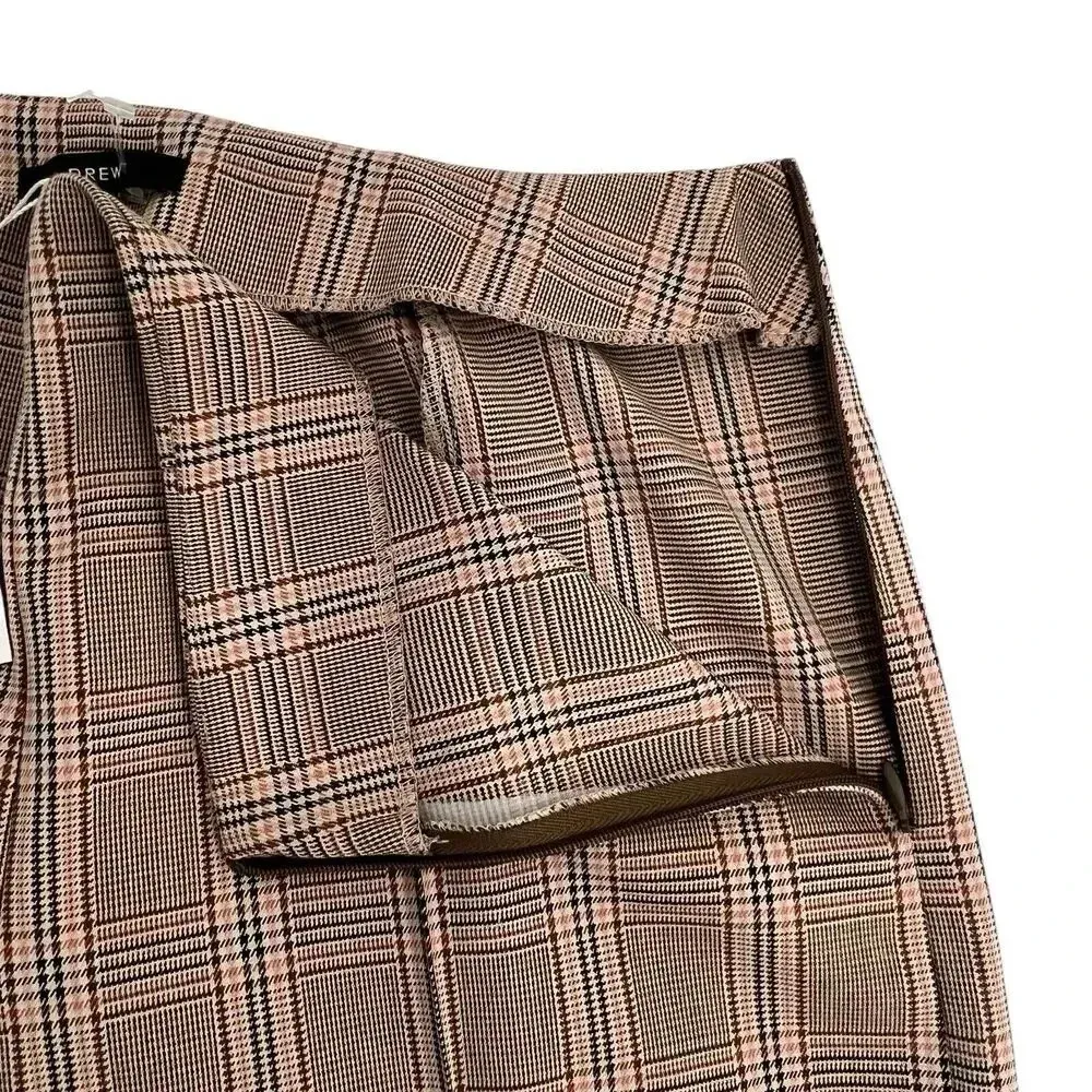 Drew Isabelle Pant Check pattern Camel Brown Preppy Light Academy Professional 6 - Image 6